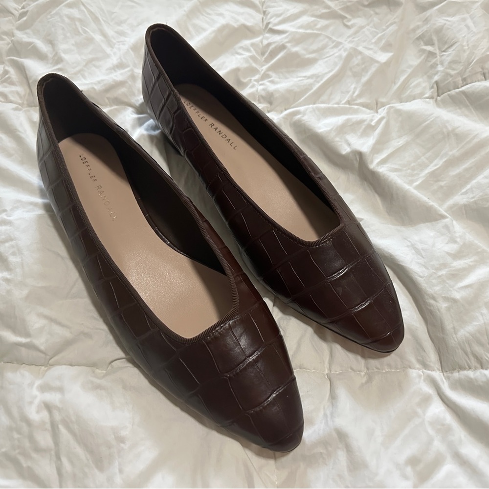 Loeffler Randall Simone Croc Flats